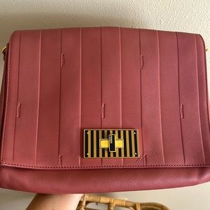Fendi- Claudia Shoulder Bag Pequin Embossed